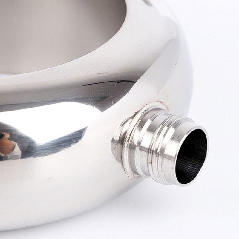 Hip Flask Funnel Bangle Jug 3.5oz Wine Holding Tools Mixed Bottle Alcohol Bracelet Camping Flagons Drinkware Stainless Steel