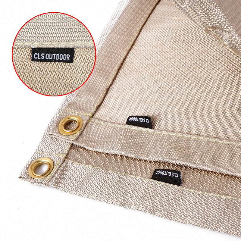 Outdoor Camping Fireproof Cloth Insulation Pad Flame Retardant High Temperature Fire Blanket Glass Fiber Flame Retardant Cloth