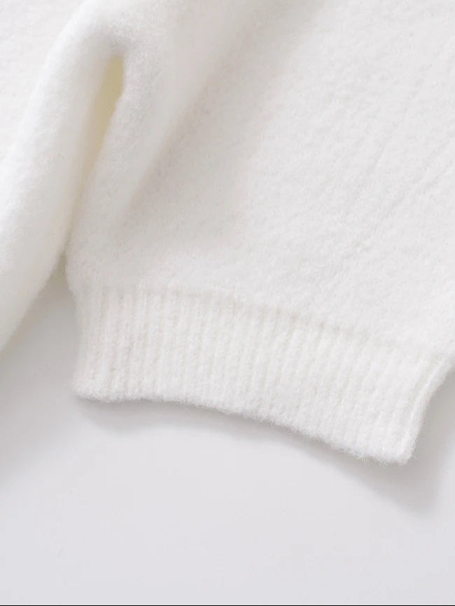 Button-Up Knitted Cardigan Trendy Short Sleeve Top for Women