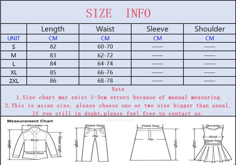 Chic Korean Style Pleated Long Skirt