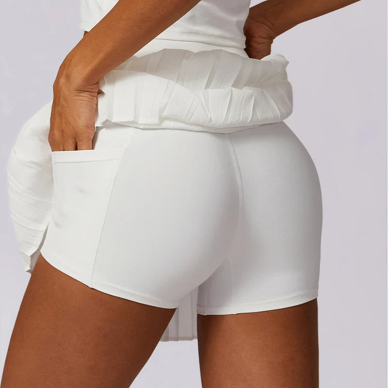 Play Smart Pleated Athletic Skort with Pockets and Liner