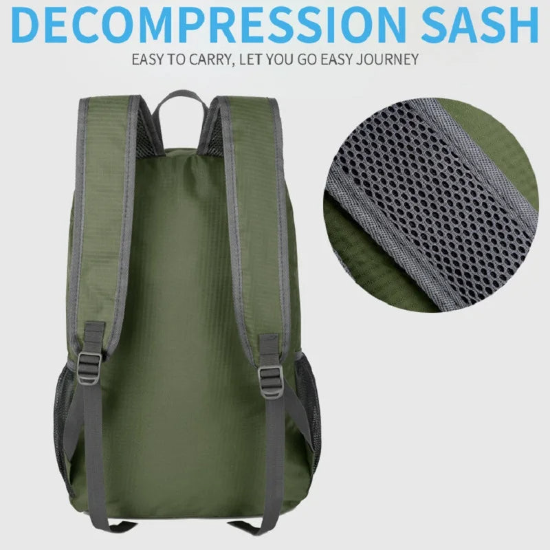 Versatile Foldable Rucksack for Hiking & Camping