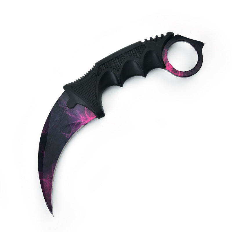 CS Claw Knife Outdoor Claw Sharp Game Claw Knife Battle Wolf Claw Knife Outdoor Self-Defense Camping Survival Machete