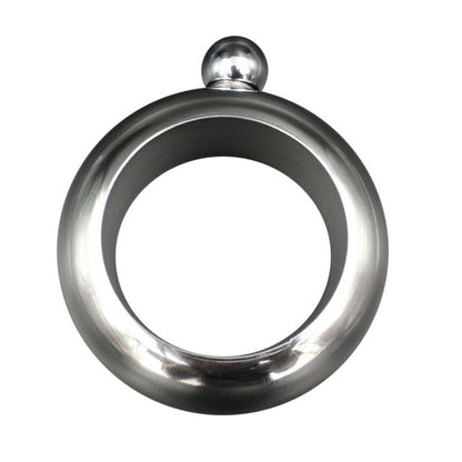 Hip Flask Funnel Bangle Jug 3.5oz Wine Holding Tools Mixed Bottle Alcohol Bracelet Camping Flagons Drinkware Stainless Steel