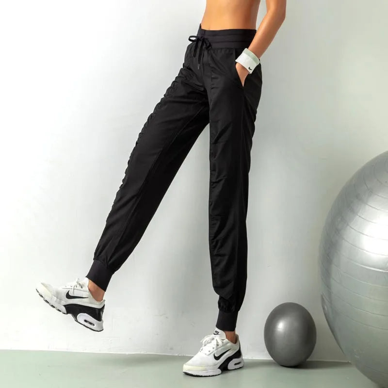 Serenity Fit Drawstring Yoga and Fitness Pants