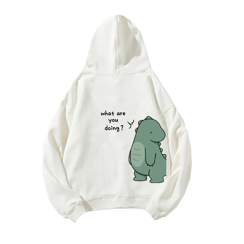 Dino Roar Fashion Hoodie Bold Graphic Edition