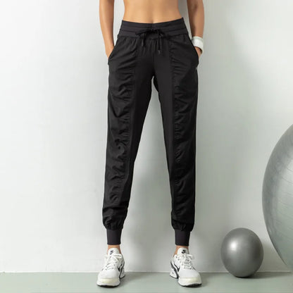 Serenity Fit Drawstring Yoga and Fitness Pants