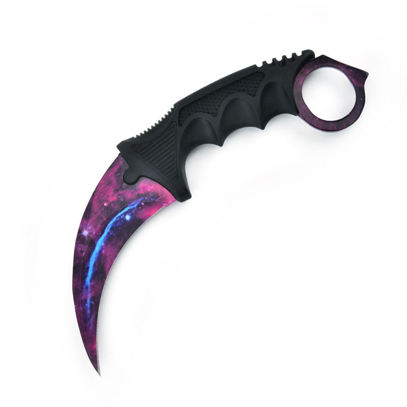 CS Claw Knife Outdoor Claw Sharp Game Claw Knife Battle Wolf Claw Knife Outdoor Self-Defense Camping Survival Machete