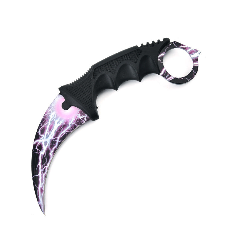 CS Claw Knife Outdoor Claw Sharp Game Claw Knife Battle Wolf Claw Knife Outdoor Self-Defense Camping Survival Machete