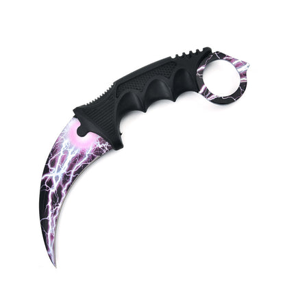 CS Claw Knife Outdoor Claw Sharp Game Claw Knife Battle Wolf Claw Knife Outdoor Self-Defense Camping Survival Machete