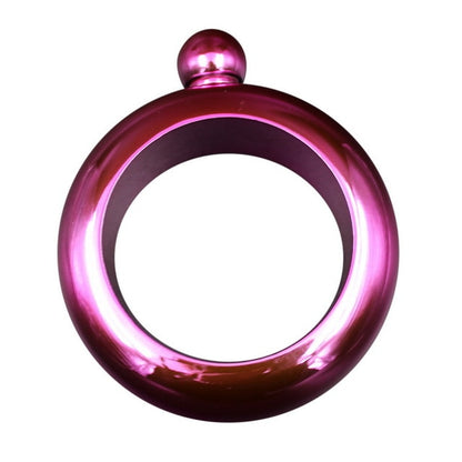 Hip Flask Funnel Bangle Jug 3.5oz Wine Holding Tools Mixed Bottle Alcohol Bracelet Camping Flagons Drinkware Stainless Steel