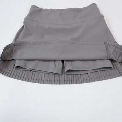 Sport Chic High Waist Fitness Skirt with Shorts for Golf and Tennis