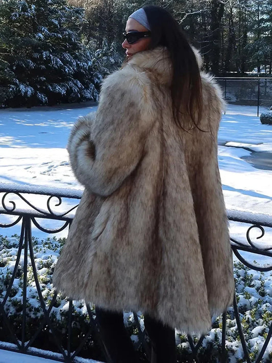 Women's Outerwear Faux Fur Coat