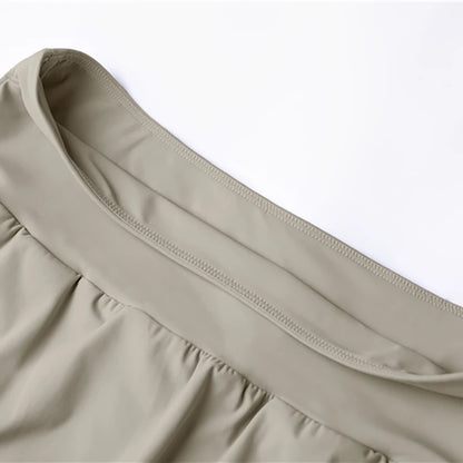 Vnazvnasi Hot Selling Women Tennis Skirt With Shorts Inside Anti-emptied Grils Sports Clothing 2 Pockets Beside And Waist