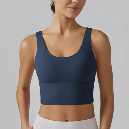 Shockproof Summer Yoga Bra with Stylish Back for Women