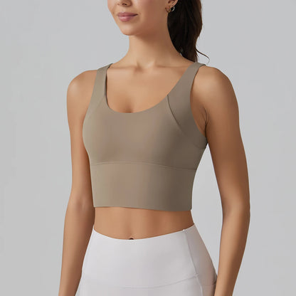 Shockproof Summer Yoga Bra with Stylish Back for Women