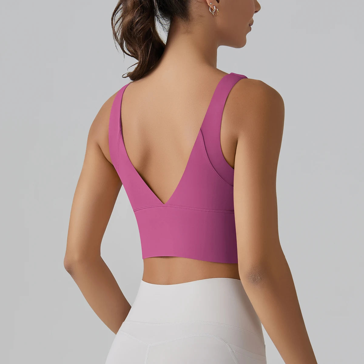 Shockproof Summer Yoga Bra with Stylish Back for Women