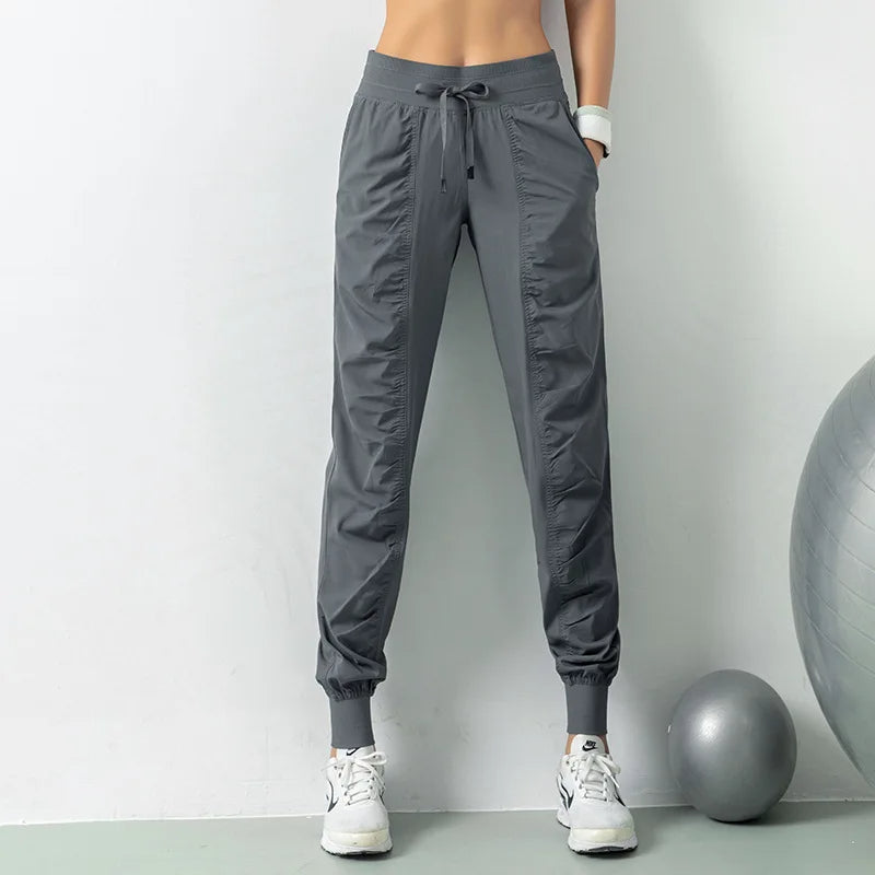 Serenity Fit Drawstring Yoga and Fitness Pants