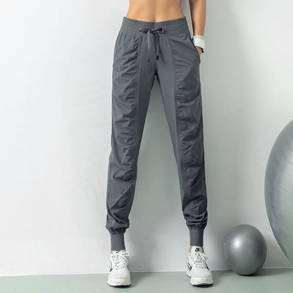 Serenity Fit Drawstring Yoga and Fitness Pants