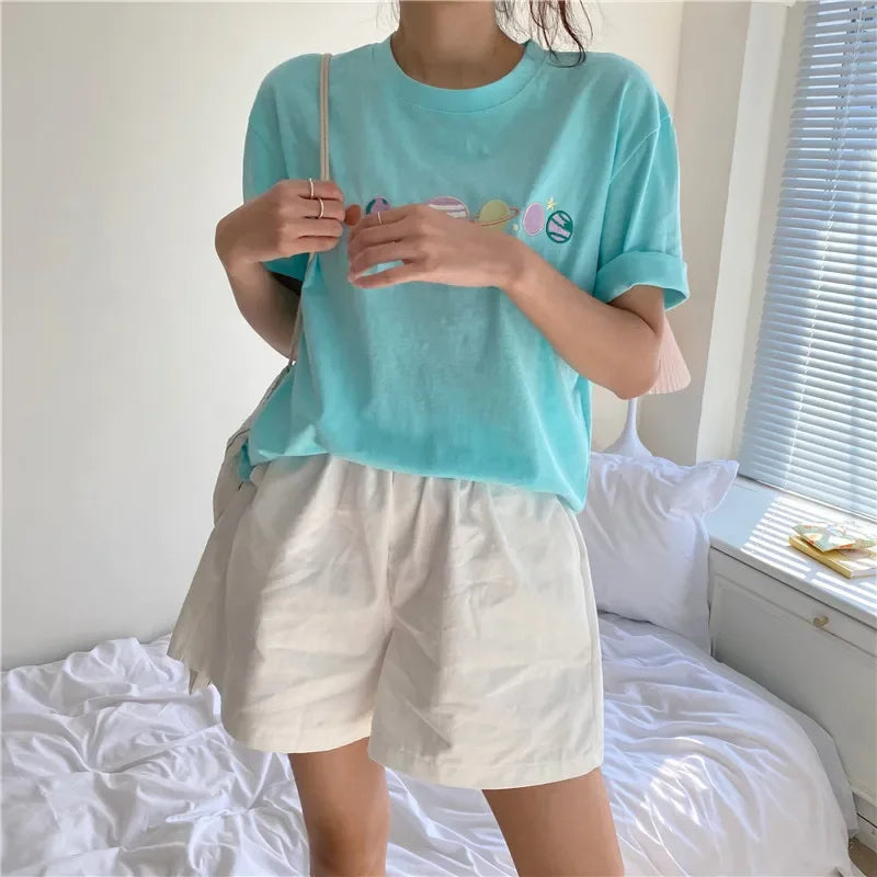 Casual Chic Summer T-Shirt Perfect for Students