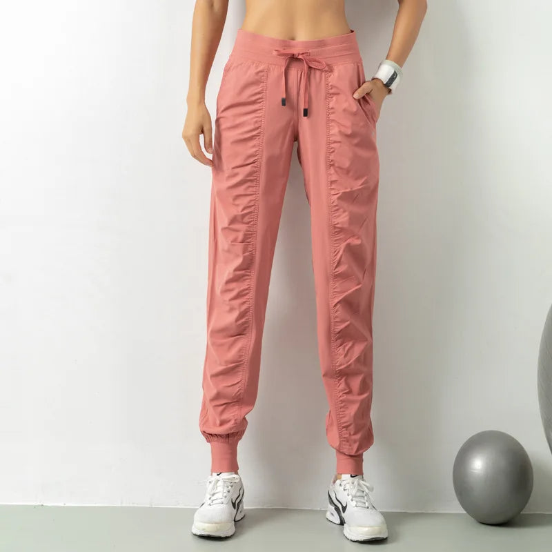 Serenity Fit Drawstring Yoga and Fitness Pants