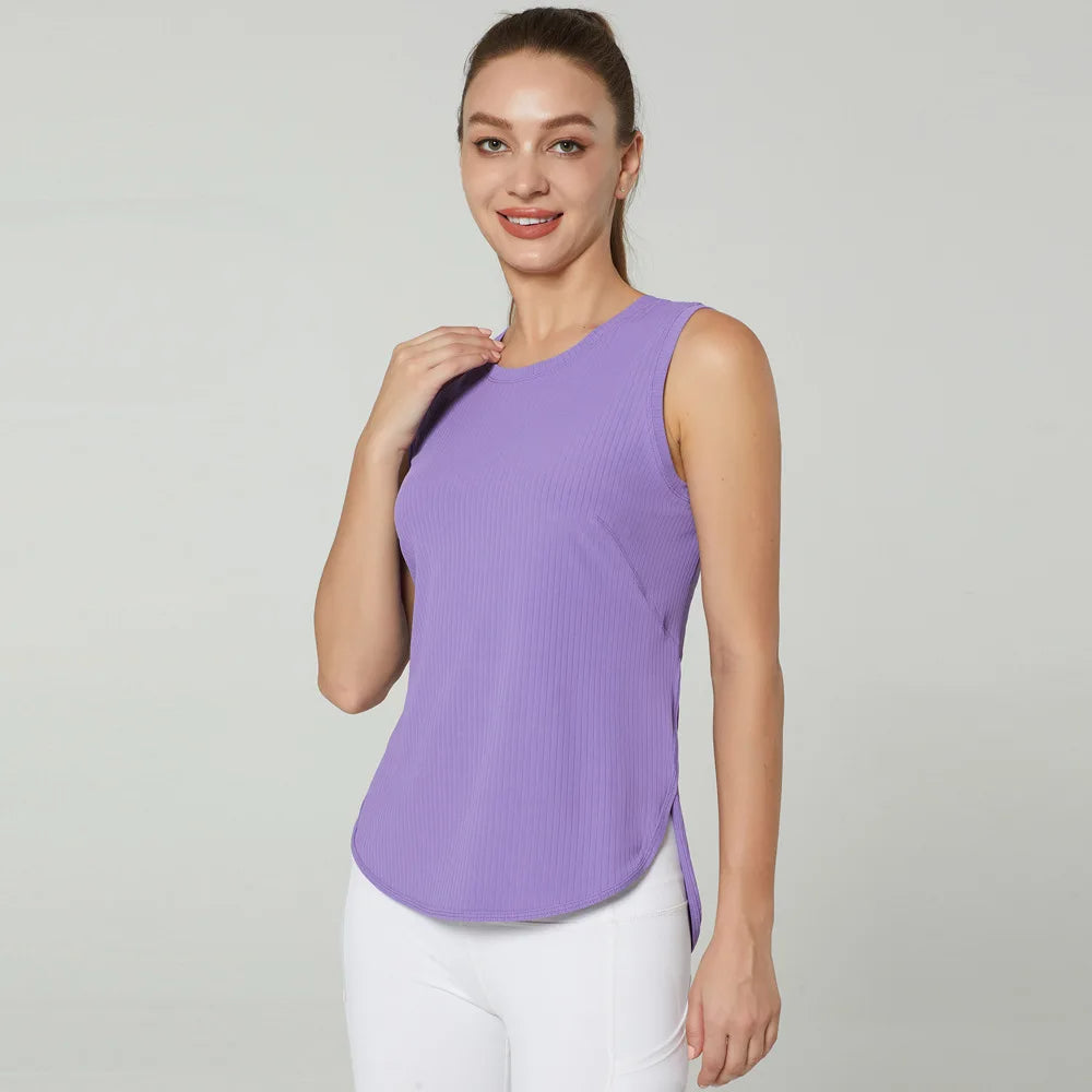 Women’s Quick-Dry Sleeveless Gym Tops